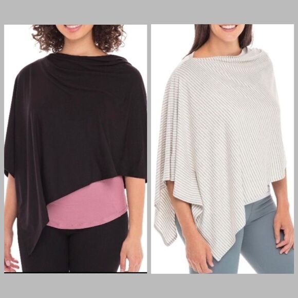 Womens Maternity Nursing Breastfeeding Cover-up Wrap 2-Pack Size XL-3XL - Picture 1 of 11